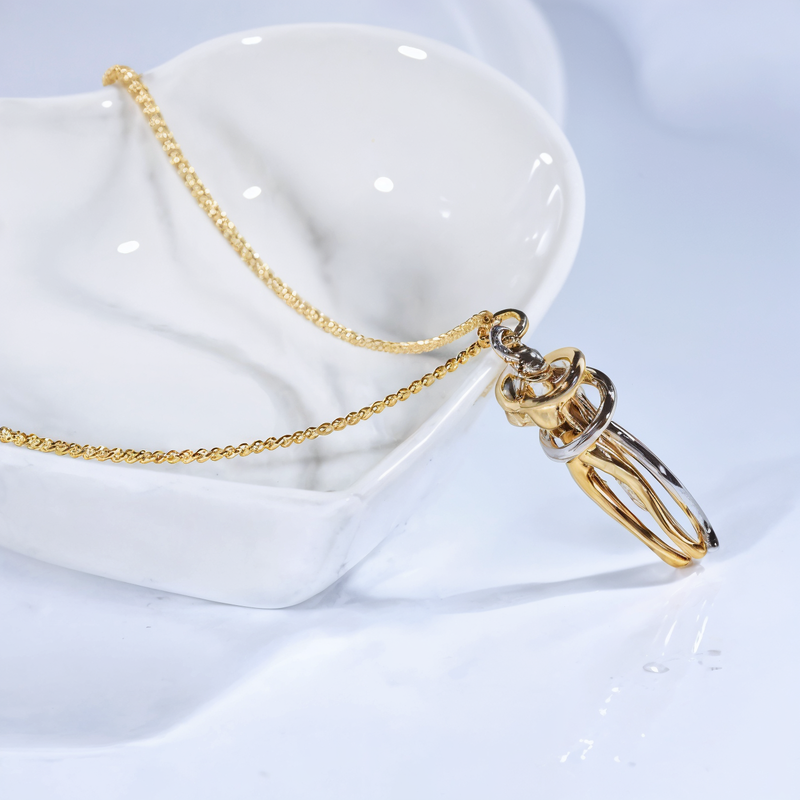 Colar - Paixão Intensa banhado a Ouro 18K
