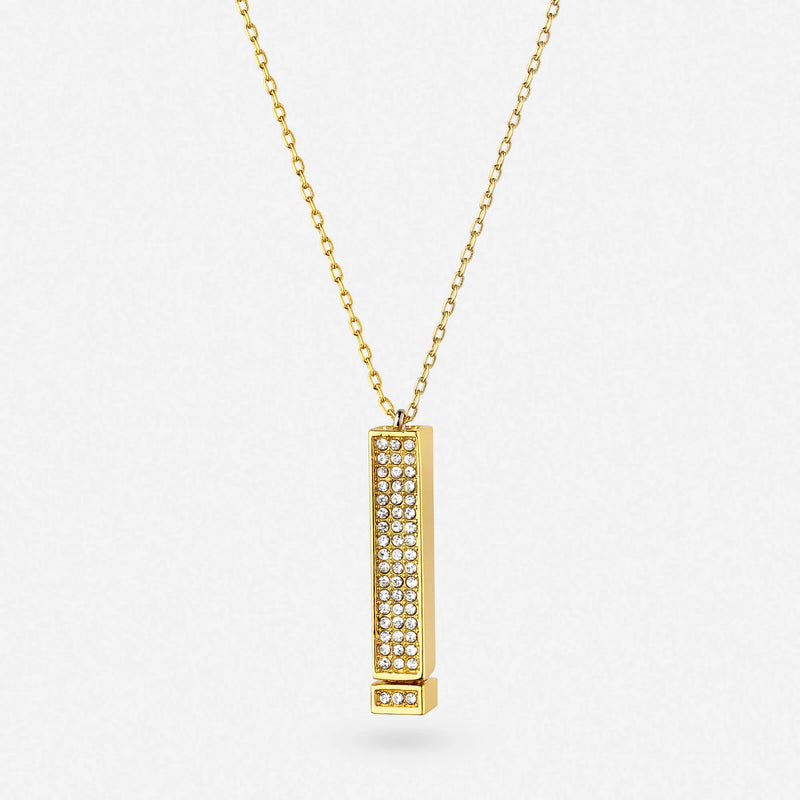 Colar - I Love You banhado a Ouro 18K